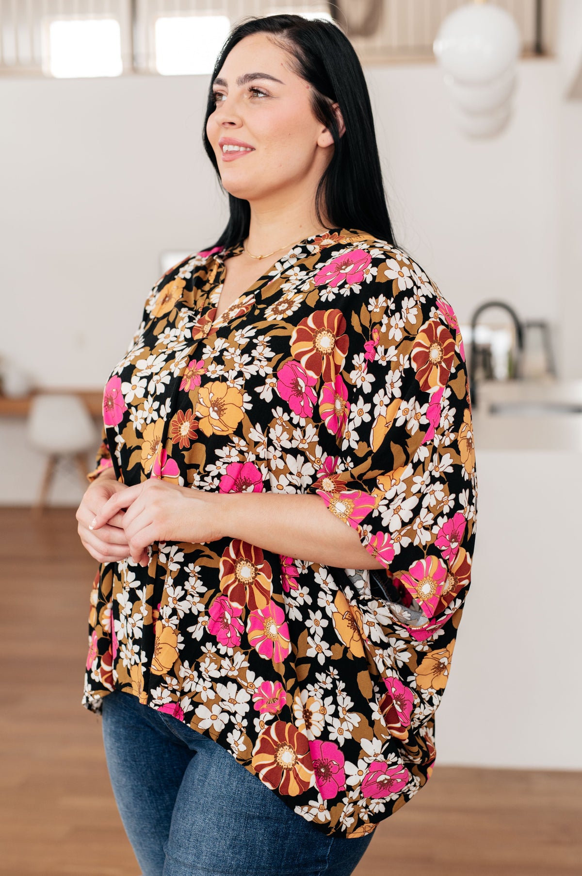 Take Another Chance Floral Print Top-Womens-Villari Chic, women's online fashion boutique in Severna, Maryland