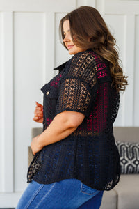 Talk of the Town Crochet Set in Black-Womens-Villari Chic, women's online fashion boutique in Severna, Maryland