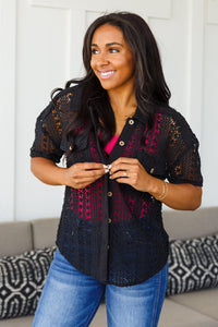 Talk of the Town Crochet Set in Black-Womens-Villari Chic, women's online fashion boutique in Severna, Maryland