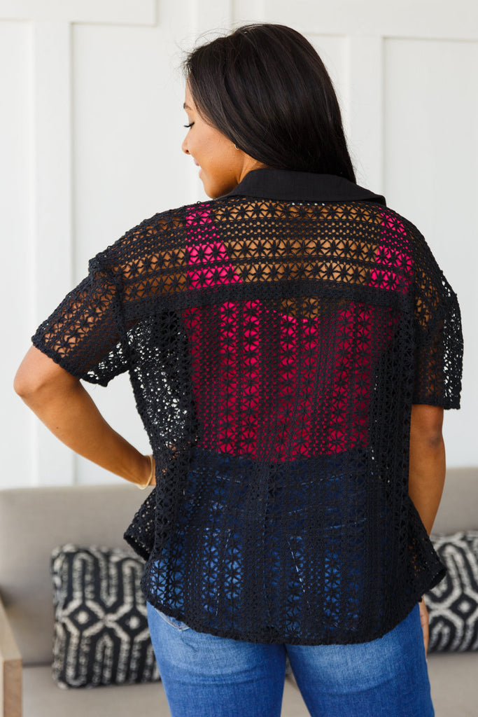 Talk of the Town Crochet Set in Black-Womens-Villari Chic, women's online fashion boutique in Severna, Maryland