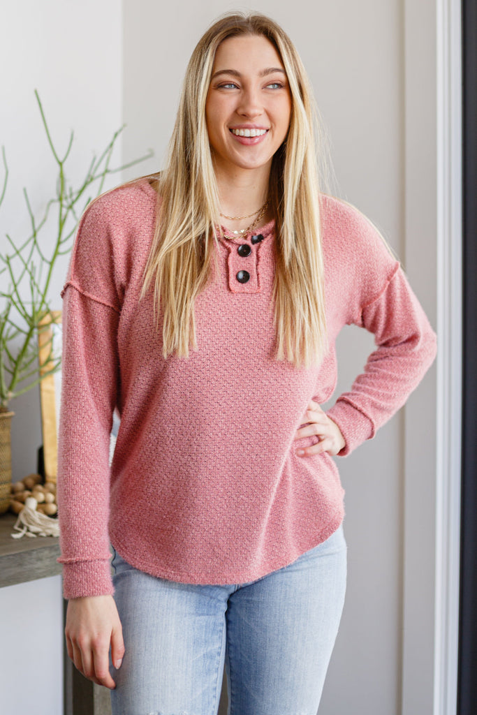 Wrapped Up in Books Top in Dusty Rose-Womens-Villari Chic, women's online fashion boutique in Severna, Maryland