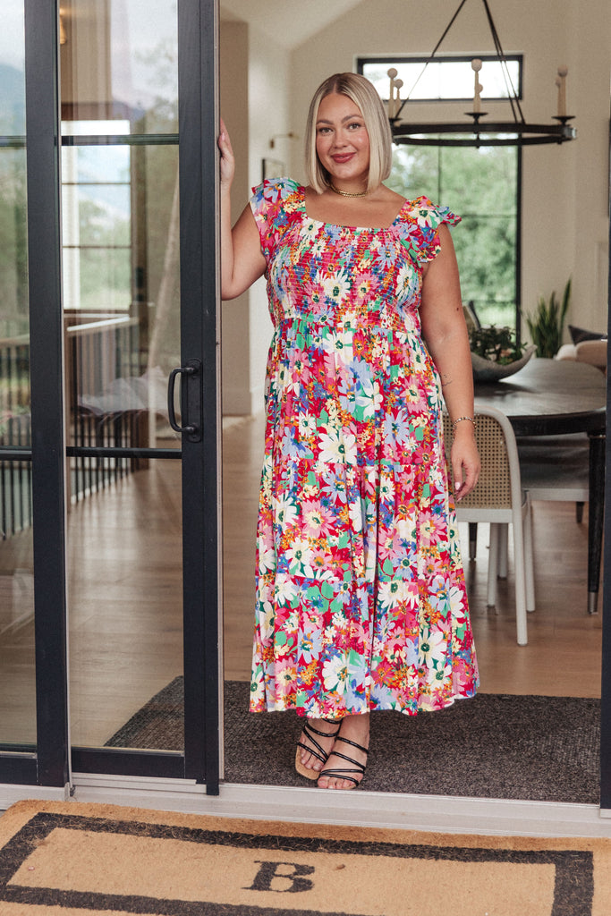 Walk in the Flowers Maxi Dress-Womens-Villari Chic, women's online fashion boutique in Severna, Maryland