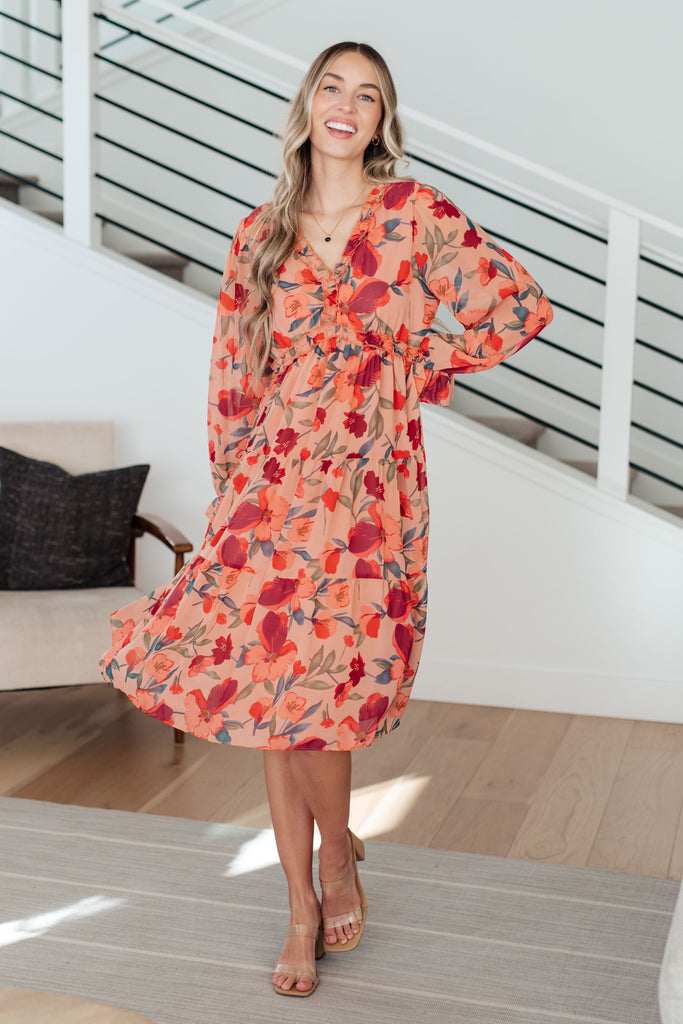 You & Me Floral Dress-Womens-Villari Chic, women's online fashion boutique in Severna, Maryland