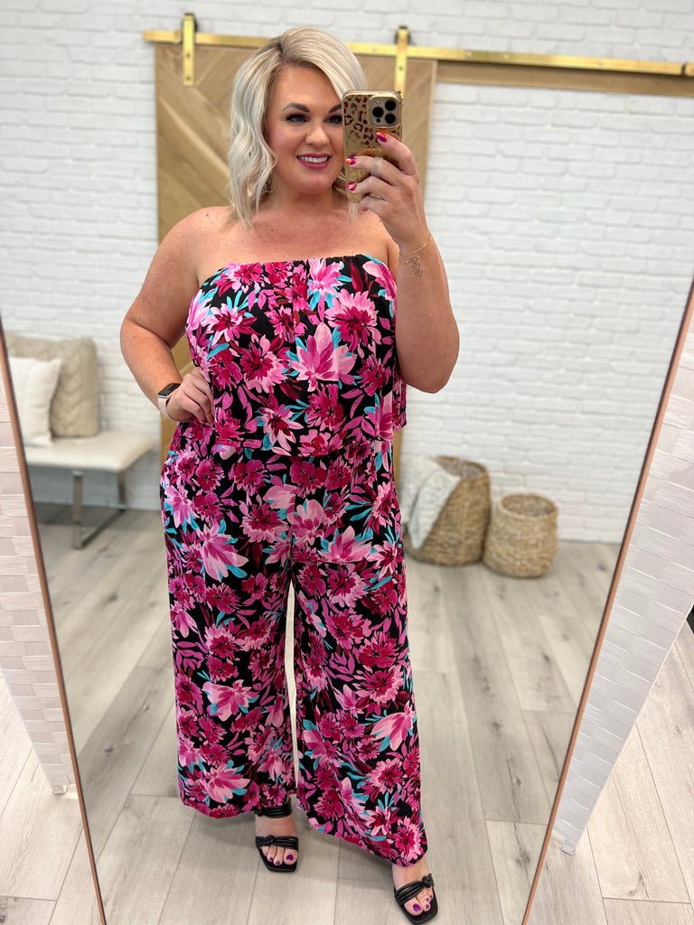 Life of the Party Floral Jumpsuit-Womens-Villari Chic, women's online fashion boutique in Severna, Maryland