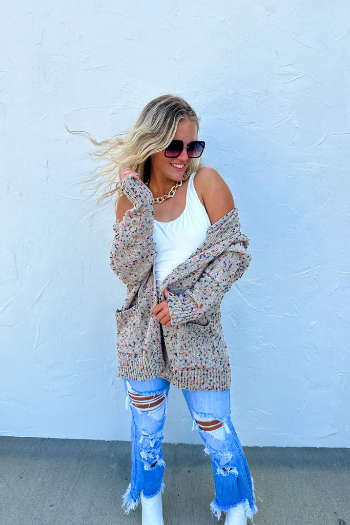 PREORDER: Miley Dot Cardigan - 10 Colors!-Villari Chic, women's online fashion boutique in Severna, Maryland