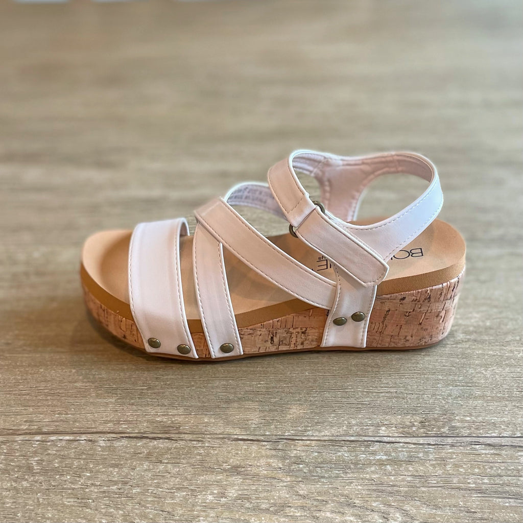 Corky's Sun Down Wedge in Ivory-Villari Chic, women's online fashion boutique in Severna, Maryland