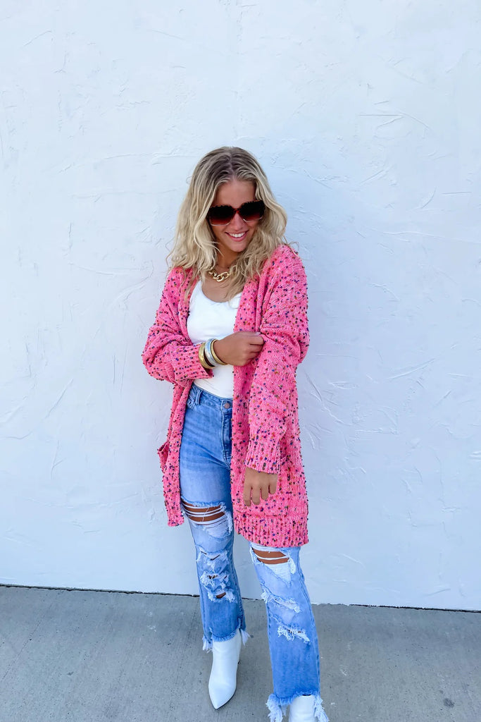 PREORDER: Miley Dot Cardigan - 10 Colors!-Villari Chic, women's online fashion boutique in Severna, Maryland